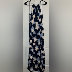 Candies Keyhole Halter Maxi Floral Dress